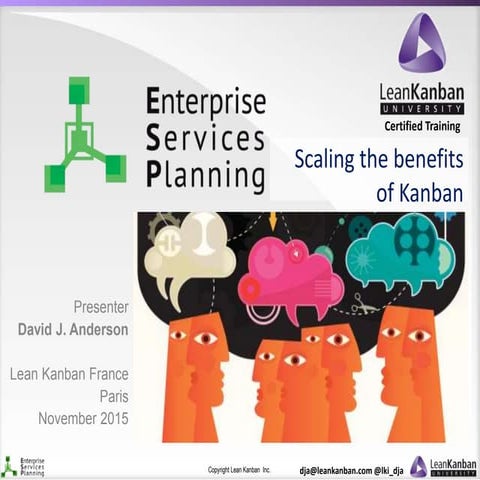 Enterprise Services Planning - Scaling the Benefits of Kanban