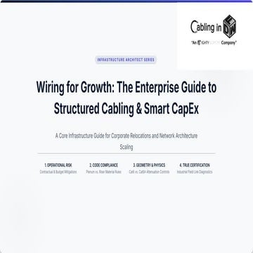 Wiring for Growth: Enterprise Guide to Structured Cabling & Smart CapEx ...