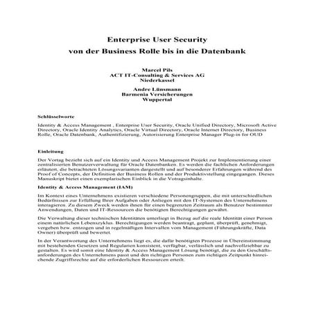Enterprise user security   manuskript zum vortrag doag 2014