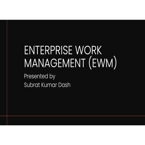 Enterprise work management
