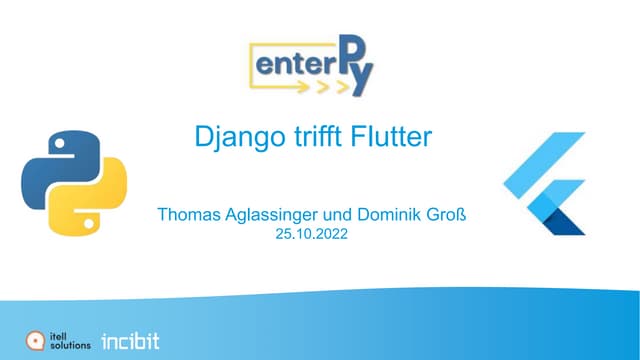 Django trifft Flutter