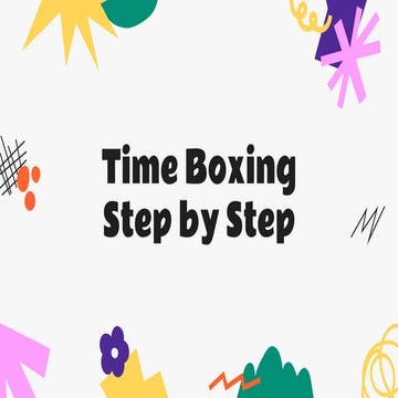 time-boxing-step-by-step background slide | PPTX