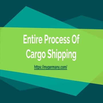 Complete process of cargo shipping | PDF