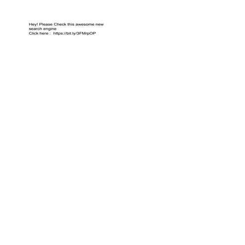 New Search Engine Alternative For Google