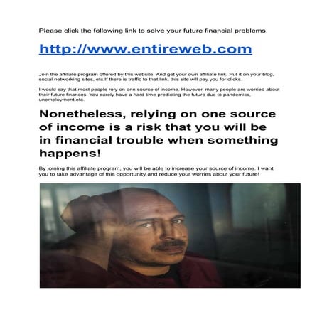  solve your future financial problems (FREE)