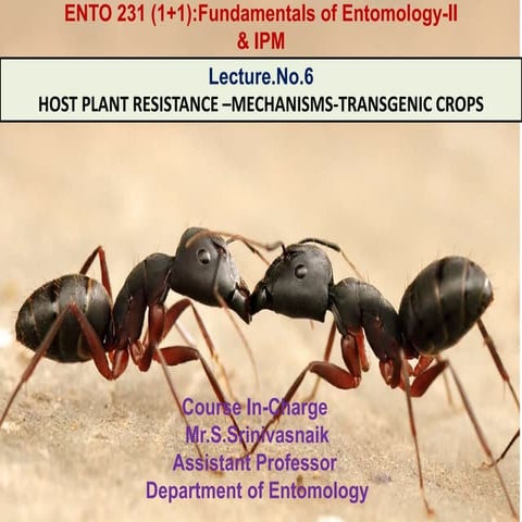 ENTO 231_L.No.6_Host Plant Resistance.ppt