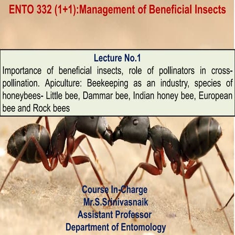 ENTO 332_Lec No.1_Importance of Beneficial Insects.pptx