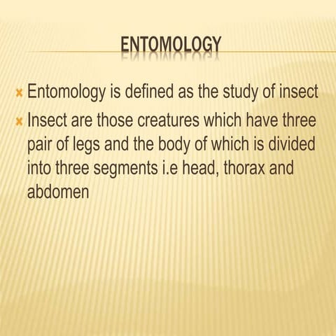 Introductory Entomology