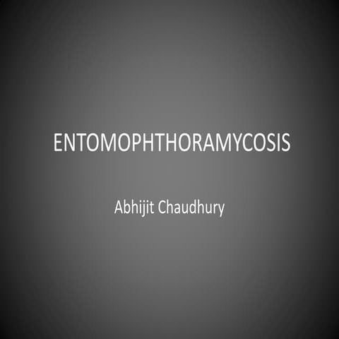 Entomophthroramycosis