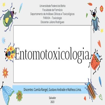 Entomotoxicology: Forensic Use of Insects in Toxicological Analysis and ...