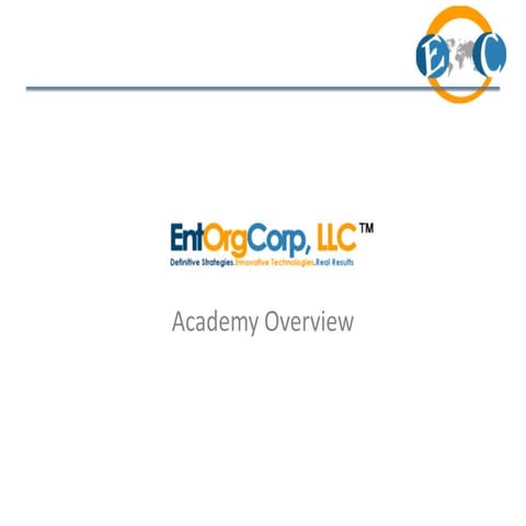 Entorgcorp academy power point courtesy