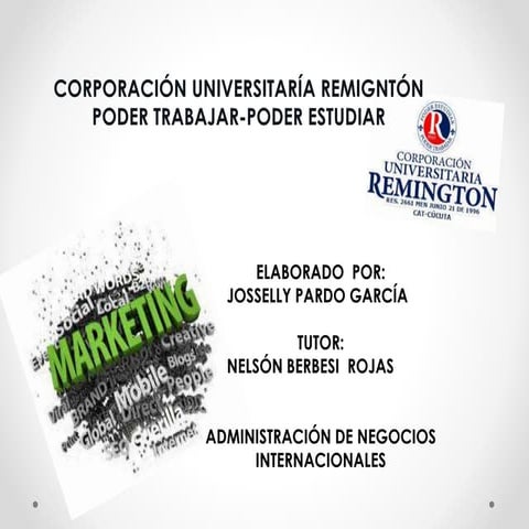 EL ENTORNO DEL MARKETING