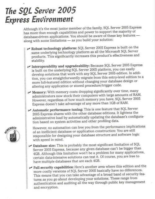 Entorno de sql server 2005