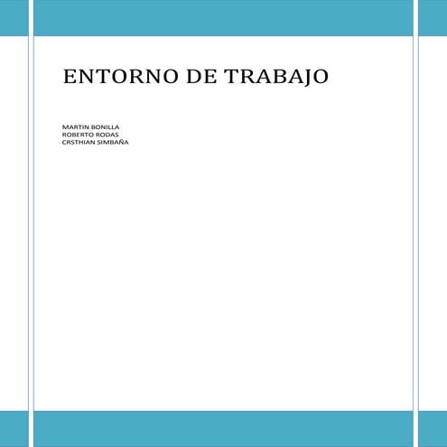 Entorno de trabajo