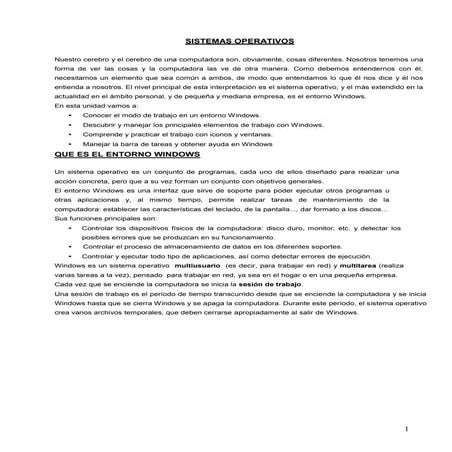 Entorno del escritorio de una computadora