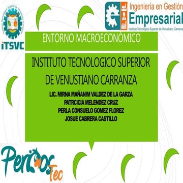 Entorno macroeconomico eq#4 | PPTX