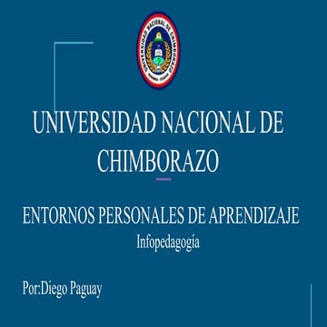 Entornos personales de aprendizaje diego paguay