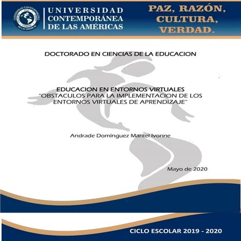 Entornos virtuales de aprendizaje maritel