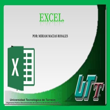 Excel y su interfaz