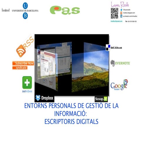 Entorns personals de gestió de la informació: Escriptoris digitals