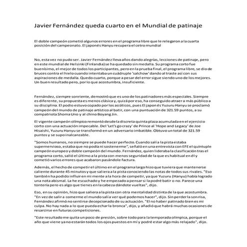 Campeonato Mundial de patinaje artístico sobre hielo. PDF