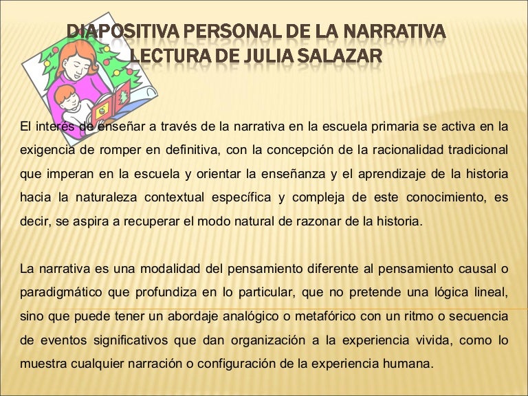 la narrativa en la enseñanza de la historia