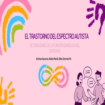 presentacion trastorno del espectro autista