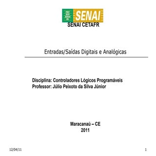 Entradas E Saídas Digitais AnalóGicas