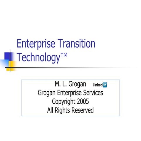The challenges of transition | PPT