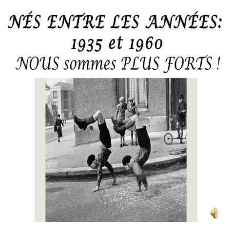Entre 1935 et 1960