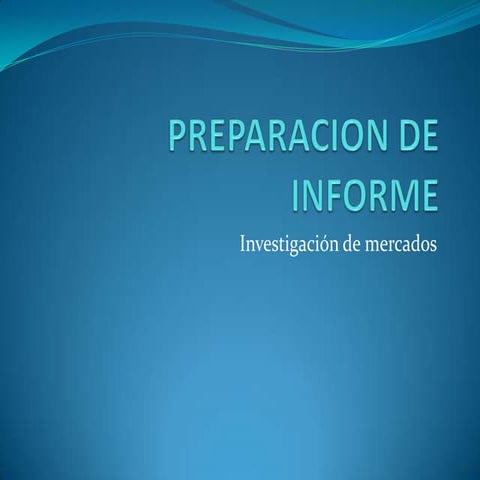 Entrega de informe | PPTX