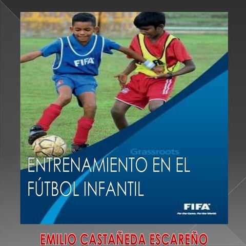 Entrenamiento futbol infantil