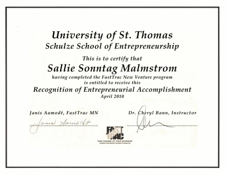 entrepreneur certificate 4 21 2010 entrepreneur certificate