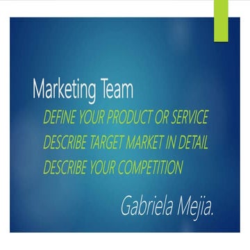 Marketing Team