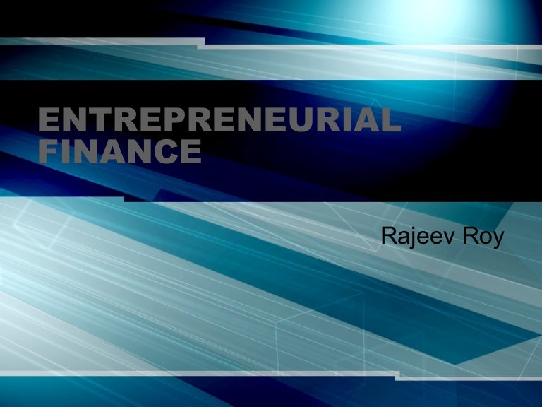 Entrepreneurial Finance 6th Edition