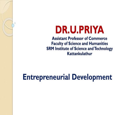 Entrepreneurial Development Slide share.pdf