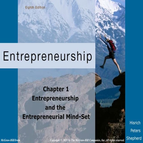 Entrepreneurial Mindset: Nature and Development of Entrepreneurship