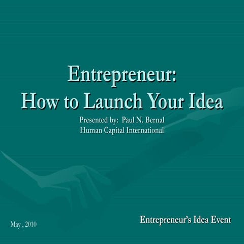 Entrepreneur ideas