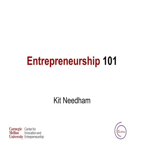 Entrepreneurship 101