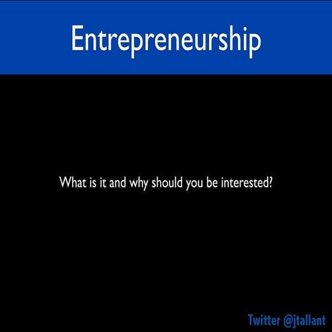Entrepreneurship