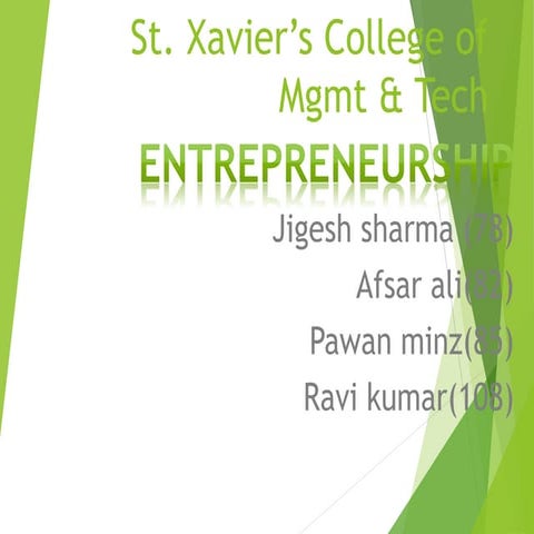 Entrepreneurship-small business benefits & opportunities of small business