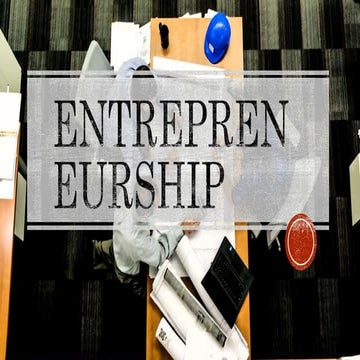 Entrepreneurship