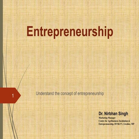 Entrepreneurship