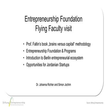 Entrepreneurship Campus at Business Park Hussein