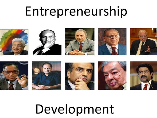 Entrepreneurship development