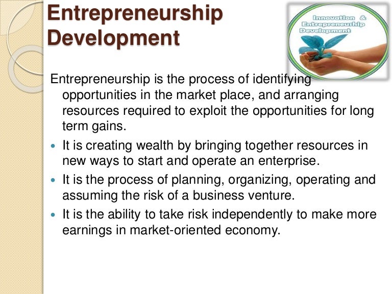 Entrepreneurship Development