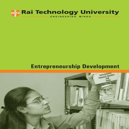Entrepreneurship development