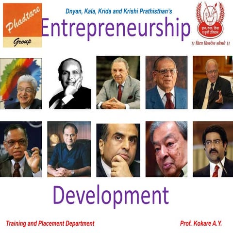 Entrepreneurship development