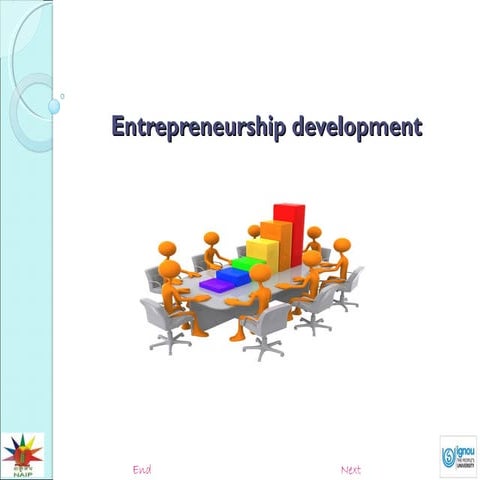 Entrepreneurship development on agriclutre