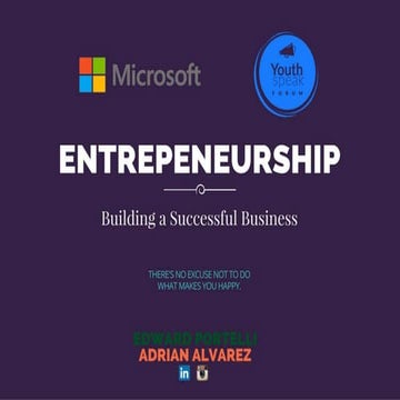 Entrepreneurship event speech   youthspeak